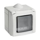 BTICINO - Caja Idrobox con IP55 de color gris - 2 módulos - Para Classia