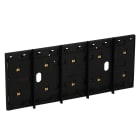 BTICINO - Living Now MYHOME COMANDOS DIGITALES Marco electrificado 4 + 1 módulo, negro