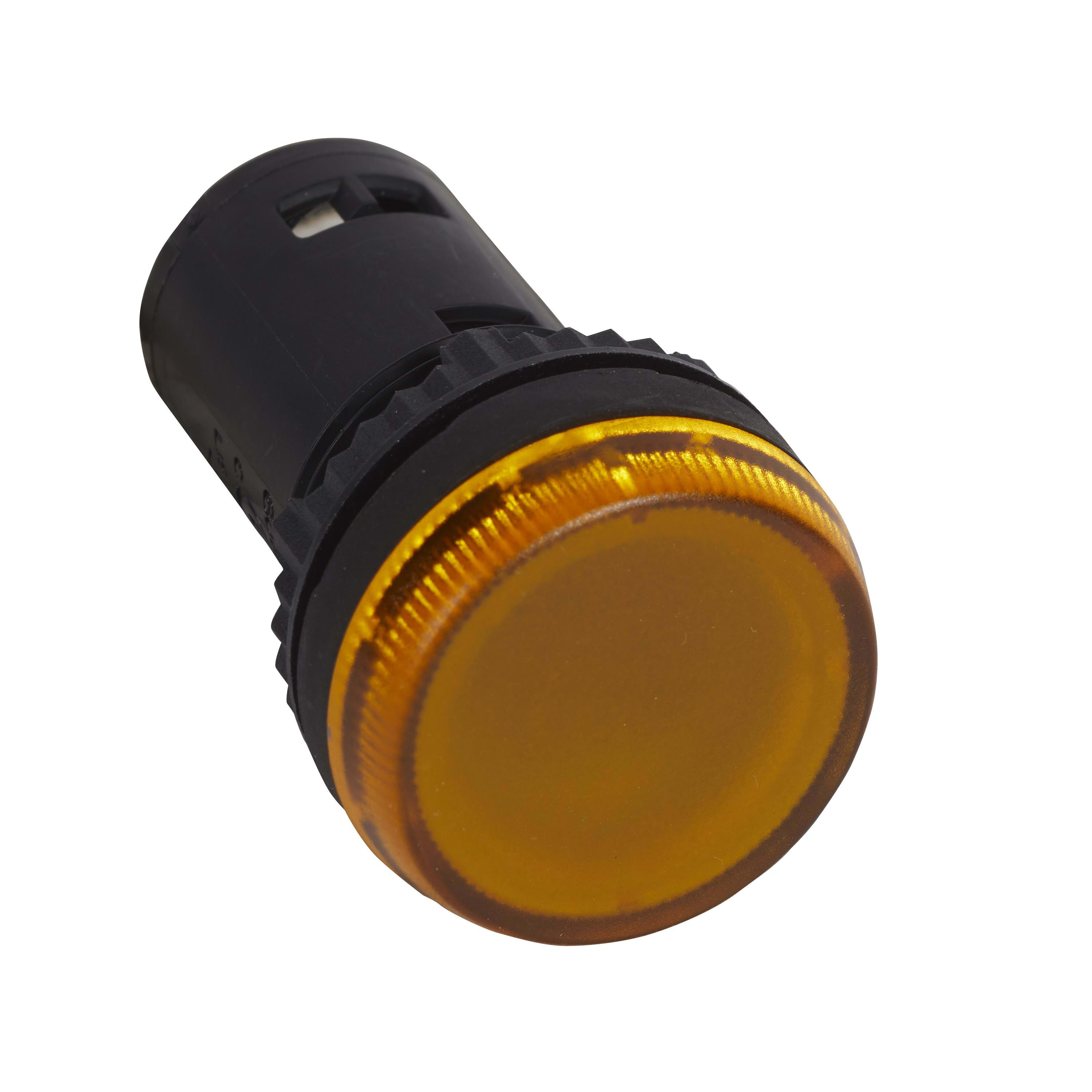 LEGRAND - Indicador luminoso monobloque con LED integrado IP69 Osmoz completo - amarillo - 24V~ o 24V=
