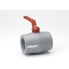 NIRON - Válvula de paso esfera PPR latón NIRON PREMIUM 40mm soldar socket gris RA7050