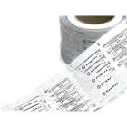 CEMBRE - Placa para manguera ETF-ROLL-TPU 44390 10x60mm blanco