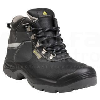 DELTA PLUS - Botas de piel crupón grabada con S3 SRC talla 48 negro