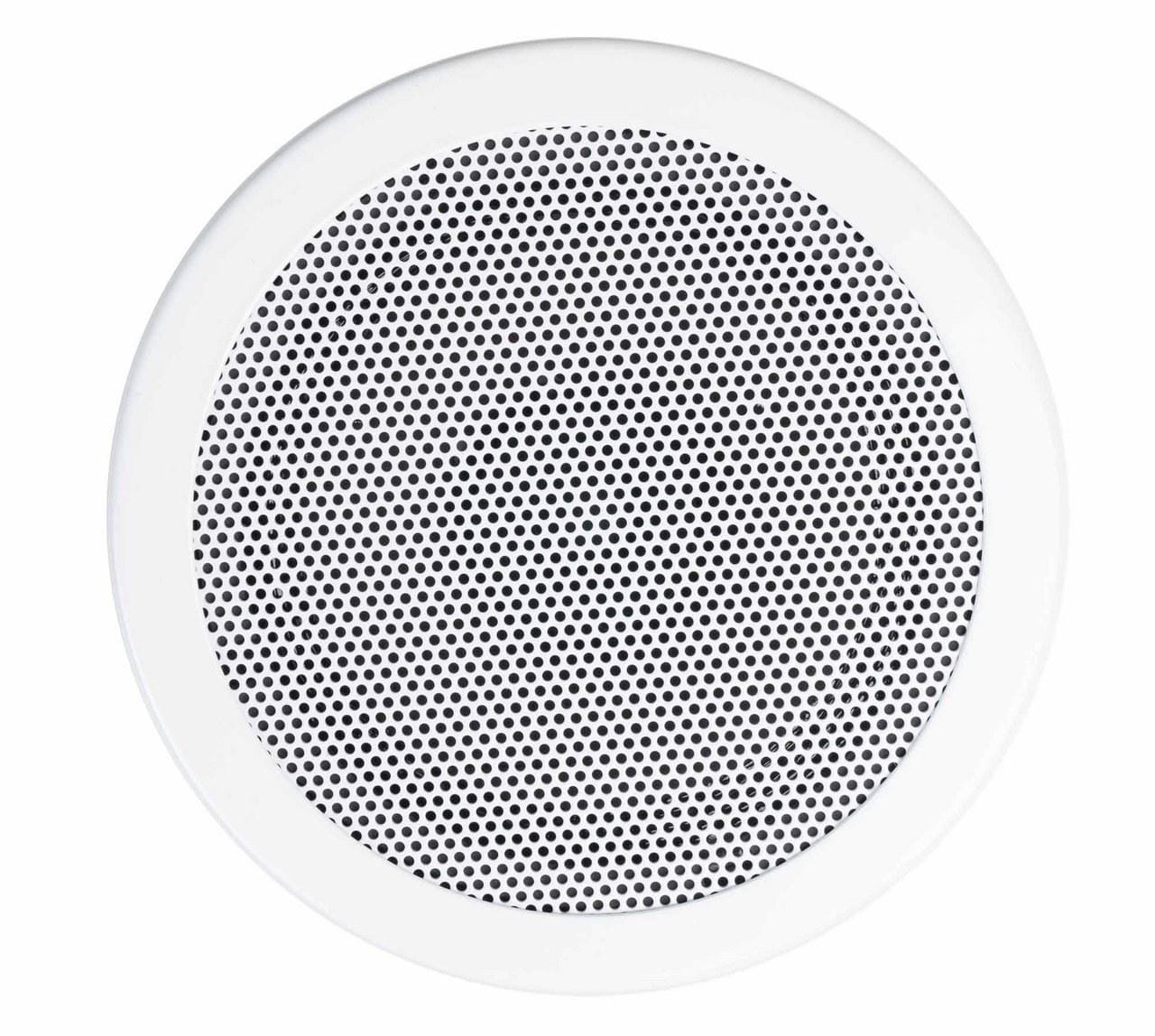 FONESTAR - Altavoz de techo superficie 6" EN54 6 W RMS con transformador de línea 100V rejilla redonda y caja antifuego