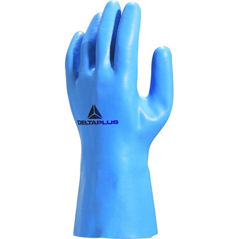 DELTA PLUS - Guante de latex con soporte algodón azul talla 10,5