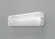 SAGELUX - Luminaria emergencia RECTANGULAR ESTANCA no permanente 600lm 1h estándar