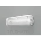 SAGELUX - Luminaria emergencia RECTANGULAR ESTANCA no permanente 600lm 1h estándar
