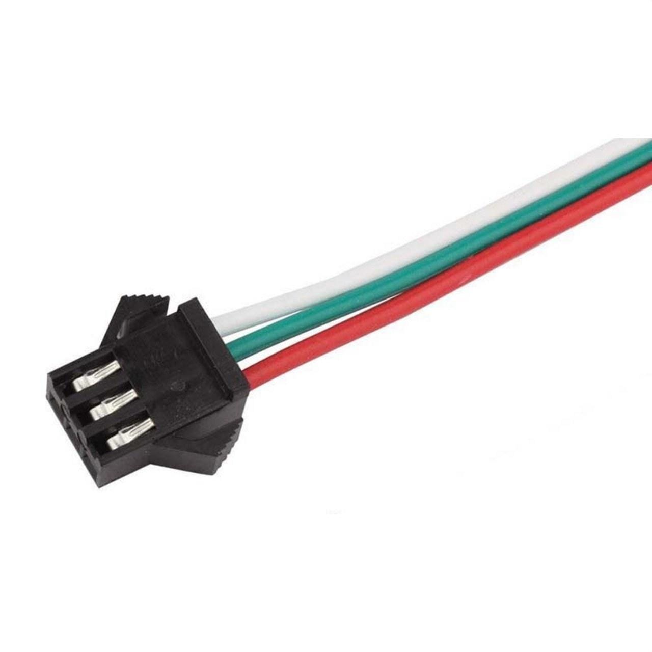 BLUELED - Conector macho para tira LED digital RGB cable 30cm IP20 1 metro
