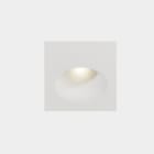 LEDS-C4 - Empotrable pared IP65 BAT cuadrado oval LED 2,2W 3000K 46lm blanco
