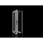 RITTAL - Rack VX/IT estándar puerta perforada 600x2000x800mm RAL 7035 para redes / servidores con guías perfil de 19"