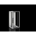 RITTAL - Rack VX/IT estándar puerta transparente IP55 600x1200x600mm RAL 7035 para redes / servidores con guías perfil de 19"