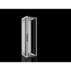 RITTAL - Rack VX/IT estándar puerta transparente IP55 600x2000x600mm RAL 7035 para redes / servidores con guías perfil de 19"