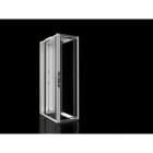 RITTAL - Rack VX/IT estándar puerta transparente 600x2000x1000mm RAL 7035 para redes / servidores con guías perfil de 19"