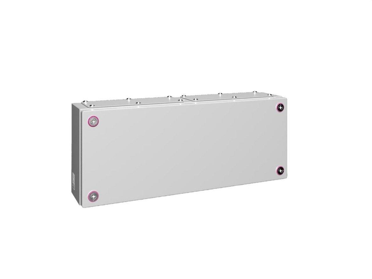 RITTAL - Caja de borne KX 500x200x120mm chapa de acero con placa entrada cables
