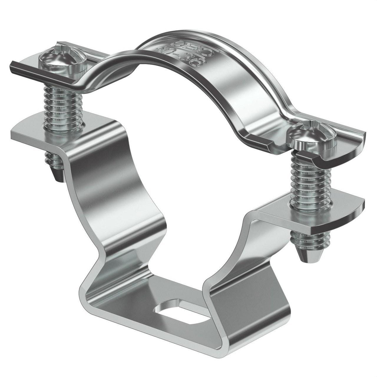 OBO BETTERMANN - Abrazadera con agujero alargado ASL 733 36mm aluminio