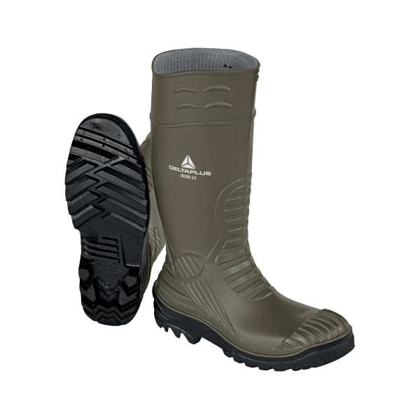 DELTA PLUS - Bota seguridad PVC S5 SRC kaki negro talla 38