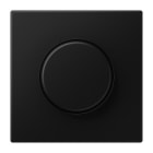 JUNG - PLACA DIMMER GIRATORIO LS NEGRO MATE