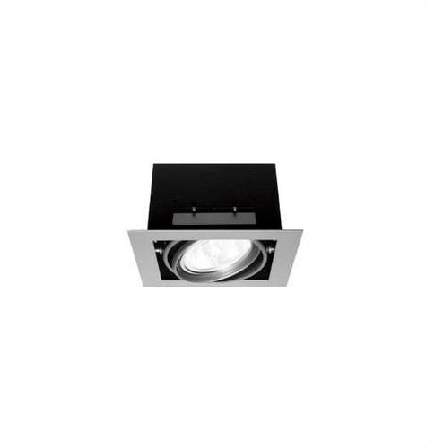 NEXIA - Luminaria empotrable KARDAN L gris 19W 4000K CRI90 40º 1800lm