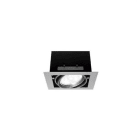 NEXIA - Luminaria empotrable KARDAN L gris 19W 4000K CRI90 40º 1800lm