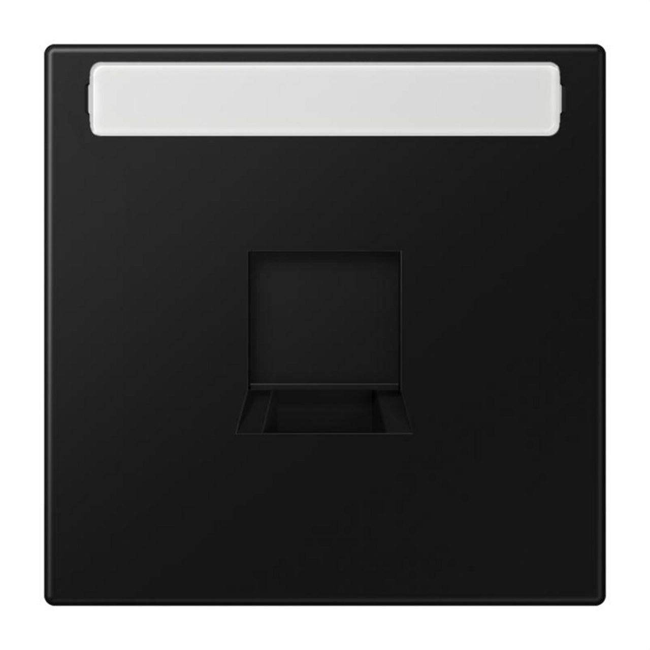 JUNG - Cubierta modelo Jack x1 Radiall LS negro mate