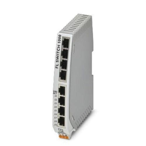 PHOENIX CONTACT - Switch Ethernet estrecho 8 puertos RJ45 10/100/1000Mbits detección automática velocidad transmisión función autocrossing/QoS