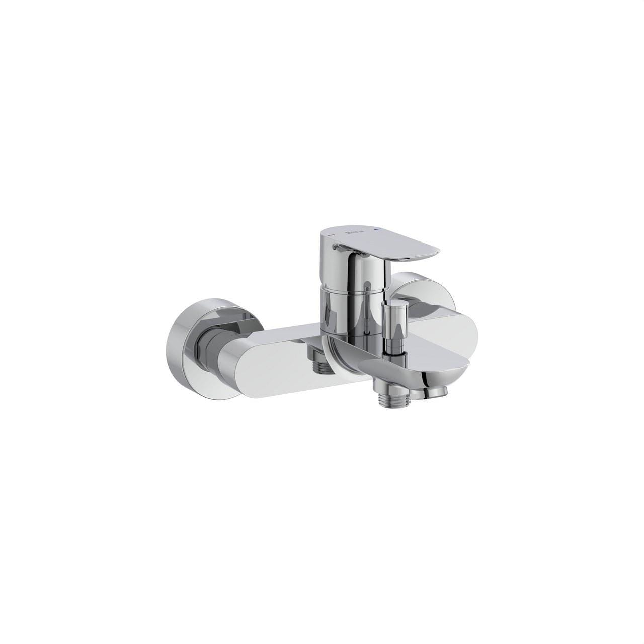 ROCA - Mezclador exterior Cala para baño-ducha con inversor automático con retención cromado