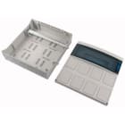 EATON - Caja IKA IP65 para accesorios puerta transparente panel 8 huecos 1/18