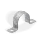GAESTOPAS - Grapa 2 patas M 32 para fijación de tubos con tornillos diámetro 4mm acero galvanizado caliente
