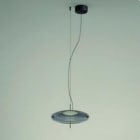 LEDS-C4 - Luminaria colgante PLAT superficie LED 10,5W 2700K corte de fase negro 762lm