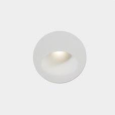 LEDS-C4 - Empotrable pared IP65 BAT redondo oval LED 2,2W 2700K 45lm blanco