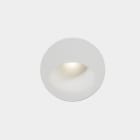 LEDS-C4 - Empotrable pared IP65 BAT redondo oval LED 2,2W 3000K 46lm blanco