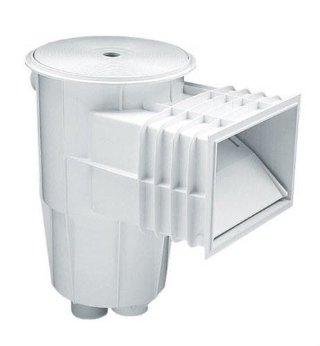 ASTRALPOOL - Skimmer 15l boca ampliable tapa circular presión gris claro