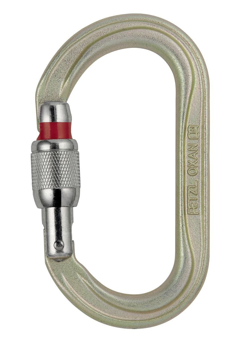 PETZL - OXAN / MOSQUETON OVAL DE ALTA RESISTENCIA SCREW-LOCK
