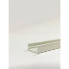 BLUELED - Perfil aluminio 17x7mm 1 metro 4500 blanco