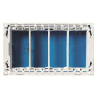 NIESSEN - Caja de empotrar de 4 columnas