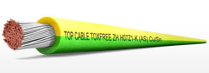 TOP CABLE - TOXFREE OUTDOOR H07Z1-K (AS) 1X6 A/V SN R100 B2CA