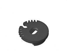 TSL - TAPA CON PASACABLE PARA TSL-P08 NEGRO