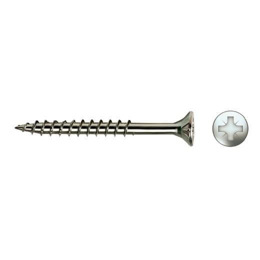 APOLO - TORNILLO MADERA AVELLANADO VELOX POZI 5x90mm CINCADO
