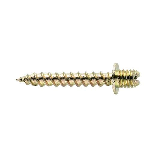 APOLO - Tirafondo M-6x25 taco nylon diámetro 6 plástico diámetro 10