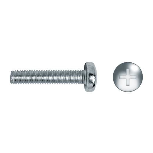 APOLO - TORNILLO ALOMADA DIN7985 M6x25mm CINCADO