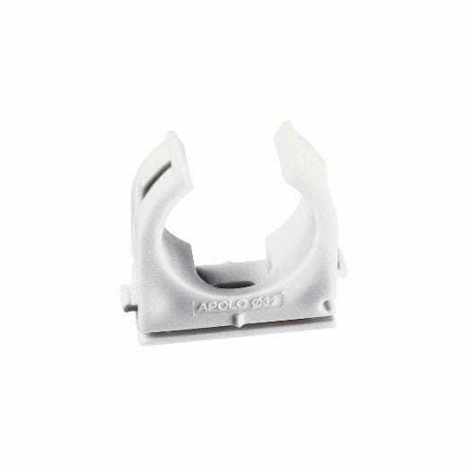 APOLO - Abrazadera MULTICIP nylon diámetro 40 gris