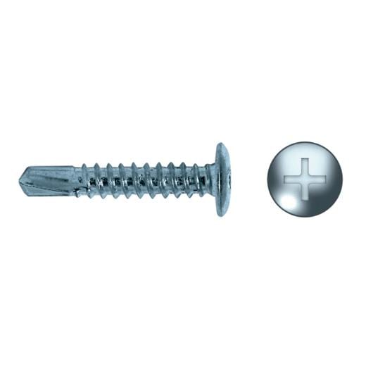 APOLO - TORNILLO PARA ALUMINIO CABEZA BAJA FST 4.2x13mm CINCADO