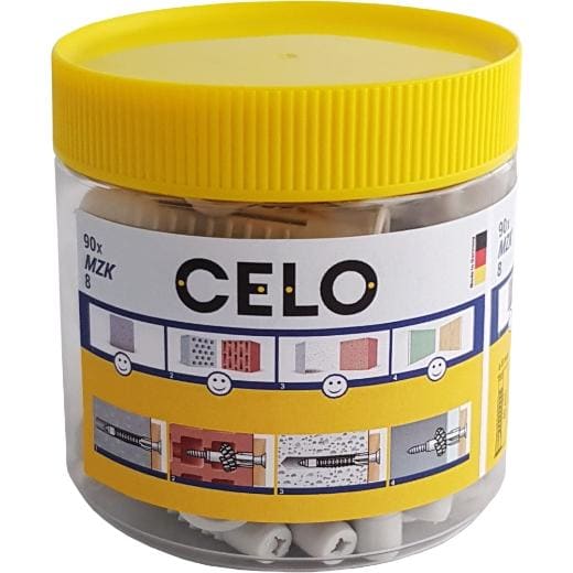 APOLO - Taco universal MZK diámetro 6x14mm nylon(en bote)