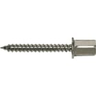 APOLO - TORNILLO ROSCA MADERA TRBP 5,5x45 CABEZA MANGUITO M8 ACERO CINCADO