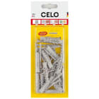 APOLO - Taco + alcayata NF diámetro 8x40mm nylon blíster (5u)