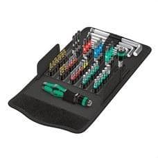 GEF - Juego compacto 52 herramientas KK100 para atornillar