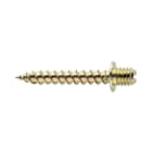 APOLO - Tirafondo M6x44 taco nylon diámetro 6 plástico diámetro 10