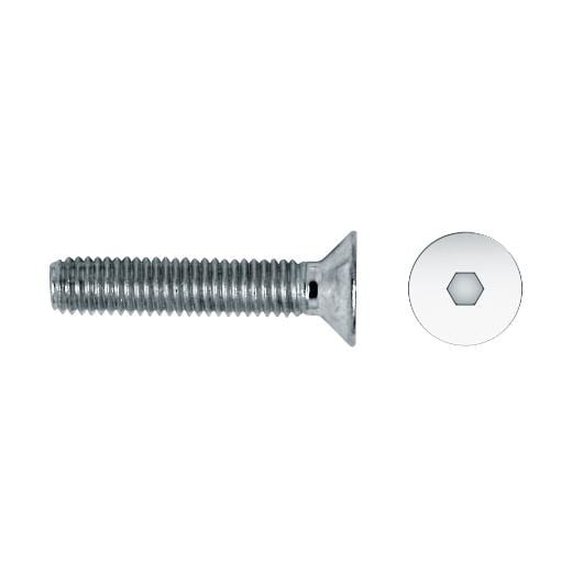 APOLO - TLLO. MÉTRICA AVELLANADO ALLEN DIN/REF 7991 5X25 ZINCADO 250 UN
