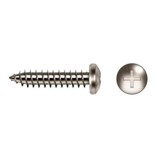 APOLO - TORNILLO ROSCA CHAPA DIN7981 4.8x25mm INOXIDABLE A2