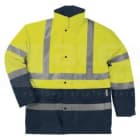 DELTA PLUS - Parka clase 3 poliester poliuretano amarillo azul marino XXXL
