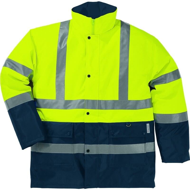 DELTA PLUS - Parka clase 3 poliester poliuretano amarillo azul marino XXL